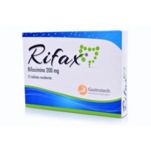 Rifax 200 Mg Caja X 12 Tabletas Recubiertas - Rifax