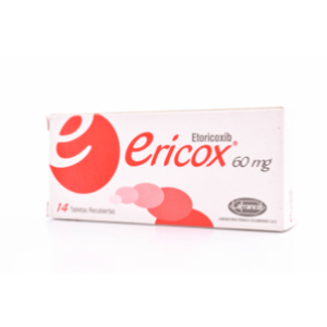 Ericox 60 Mg Caja X 14 Tabletas Recubiertas  - Ericox 