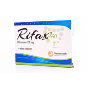 Rifax 550 Mg Caja X 14 Tabletas Recubiertas - Rifax