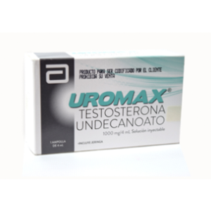 Uromax 1000 Mg / 4 Ml Solución Inyectable Caja X 1 Ampolla Con Jeringa 5 Ml  - Uromax