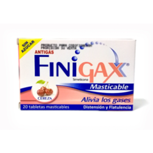 Finigax Masticable Cereza Caja X 20 Tabletas - Finigax