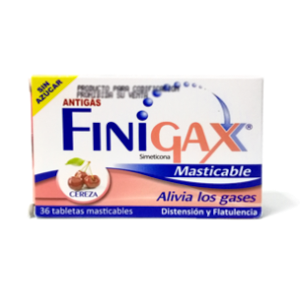 Finigax Masticable Cereza Caja X 36 Tabletas - Finigax