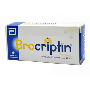 Brocriptin 10 Mg/5 Mg Caja X 10 Tabletas Masticables - Brocriptin