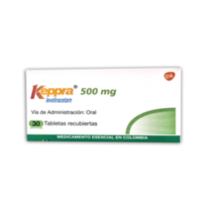 Keppra 500 Mg Caja X 30 Tabletas Recubiertas  - Keppra