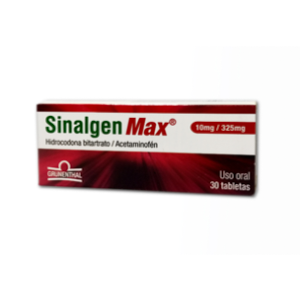 Sinalgen Max 10/325 Mg Caja X 30 Tabletas - Sinalgen