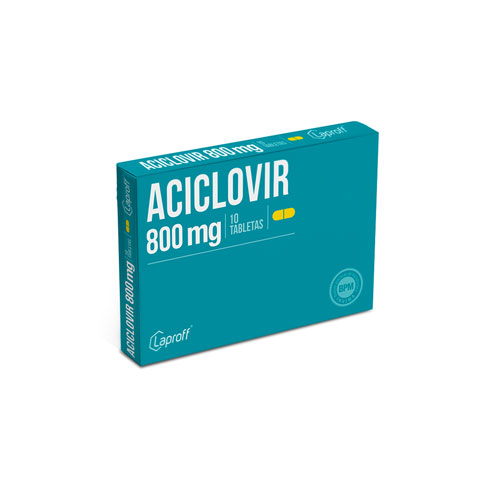 Aciclovir Laproff 800 Mg Caja X 10 Tabletas - Aciclovir  Laproff