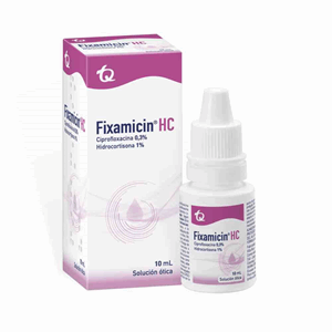 Fixamicin Hc Gotas Oticas Frasco X 10 Ml - Fixamicin