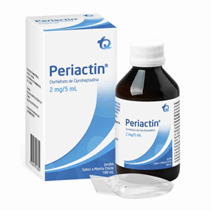 Periactin Jarabe Sabor Menta Chicle Frasco X 180 Ml - Periactin