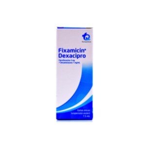 Fixamicin Dexacipro Gotas Oticas Frasco X 7.5 Ml - Fixamicin