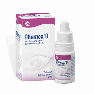 Oftamox D 0.5 / 0.1% Solución Oftálmica Frasco X 5 Ml - Oftamox