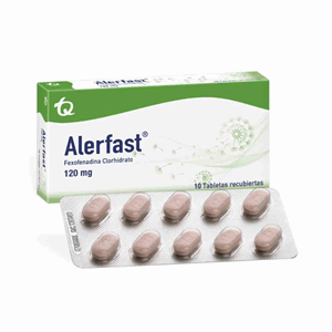 Alerfast 120 Mg Caja X 10 Tabletas Cubiertas - Alerfast