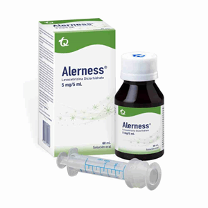 Alerness 5 Mg/5 Ml Solucion Oral Frasco X 60 Ml Con Jeringa Dosificadora - Alerness