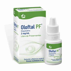 Oloftal Pf 2 Mg / Ml Solución Oftálmica Frasco X 5 Ml - Oloftal Pf