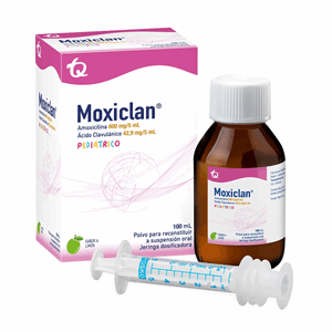 Moxiclan (600+42.9)mg/5 Ml Polvo P/reconst Susp Oral Fco X 100 Ml C/jeringa Dos - Sin Asignar