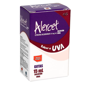 Alercet Gotas Solucion Oral Sabor Uva Frasco X 15 Ml - Alercet