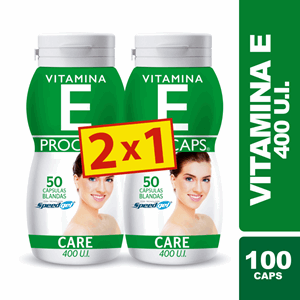 Vitamina E Procaps 400 Ui Frasco X 50 Capsula Blandas 2 X 1 - Procaps