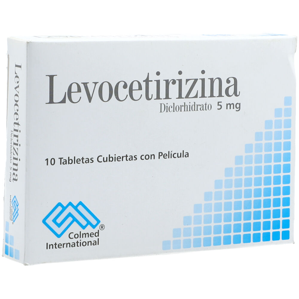 Levocetirizina Colmed 5 Mg Caja X 10 Tabletas Cubiertas - Colmed