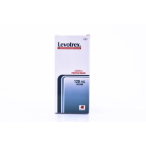 Jarabe Levotrex 2.5 Mg / 5 Ml Oral Frutos Rojos X 120 Ml - Levotrex