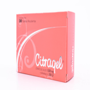 Citragel 1500 Mg / 200 Ui X 30  Tabletas - Citragel