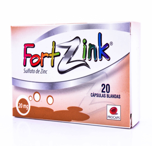 Fortzink 20 Mg Caja X 20 Capsulas Blandas - Fortzinc