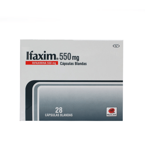 Ifaxim 550 Mg Caja X 28 Capsulas Blandas  - Ifaxim