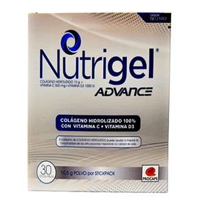 Nutrigel Advance 10g/500mg/1000ui Sabor Neutro Polvo Caja X 30 Sobres De 10.5 G - Nutrigel  Advance