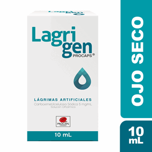 Lagrigen Procaps 5 Mg/ml Lagrimas Artificiales Frasco X 10 Ml - Lagrigen