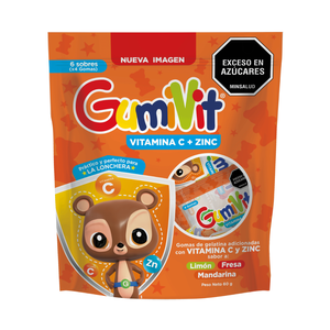 Gomitas Gumivit C Con Zinc X 6 Sobres - Gumivit