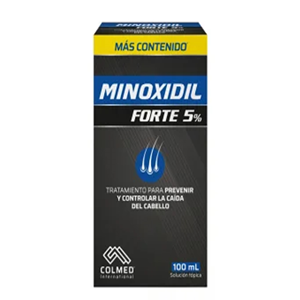 Minoxidil Forte 5% Colmed Solucion Topica Spray X 100 Ml - Minoxidil 