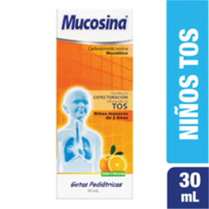 Mucosina Gotas Niños X 30 Ml - Mucosina