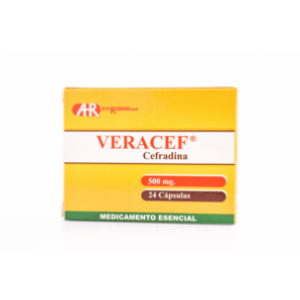 Veracef 500 Mg Caja X 24 Capsulas - Veracef