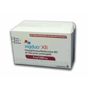 Xigduo Xr 5 Mg /1000 Mg Caja X 56 Tabletas Recubiertas - Xigduo Xr