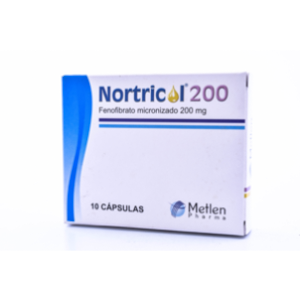 Nortricol 200 Mg X 10 Capsulas. - Nortricol