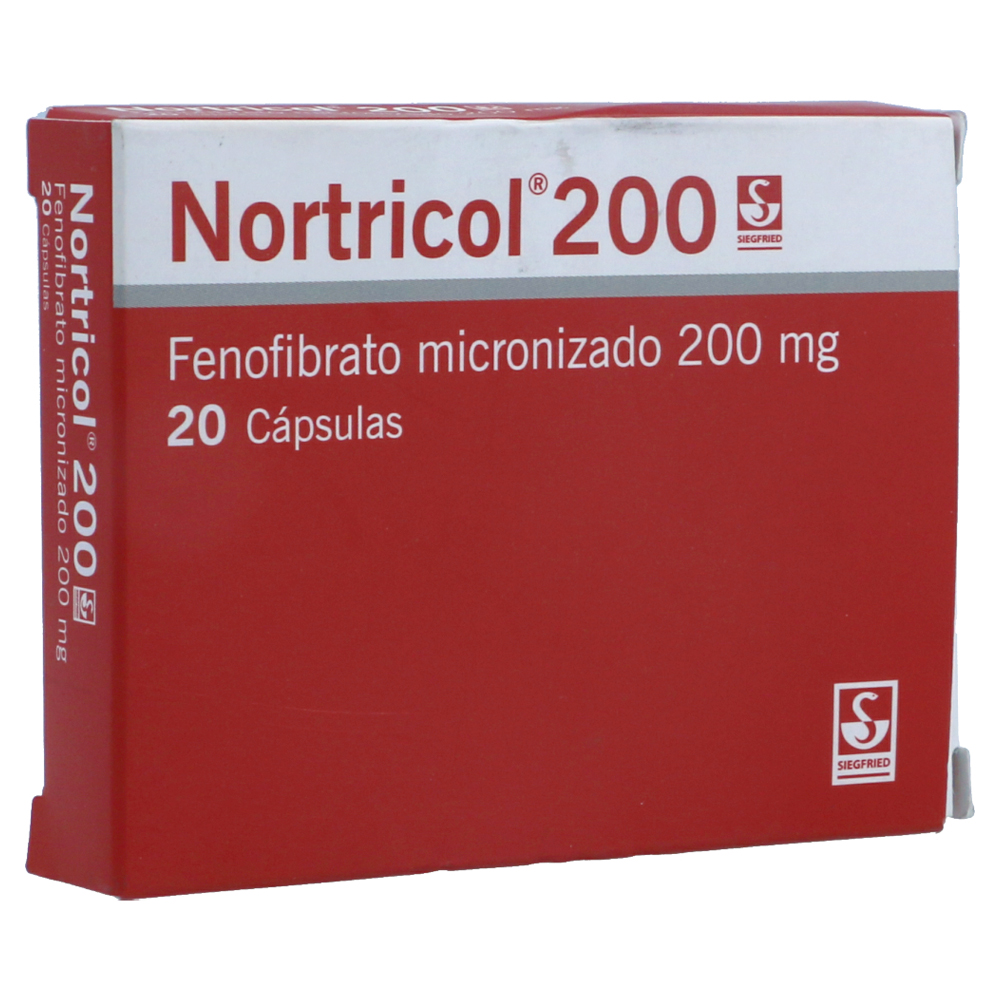 Nortricol 200 Mg X 20 Capsulas. - Nortricol