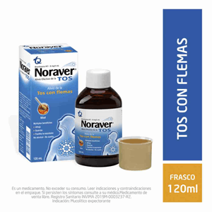 Noraver Tos Adulto Jarabe Miel Natural Frasco X 120 Ml - Noraver