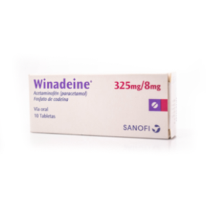 Winadeine 325/8 Mg Caja X 10 Tabletas - Winadeine