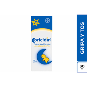 Coricidin Gotas Pediatricas Frasco X 30 Ml - Coricidin