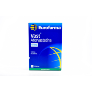 Vast 40 Mg X 30 Tabletas. - Vasten