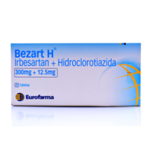 Bezart H 300 Mg / 12.5 Mg Caja X 30 Tabletas - Bezart  H