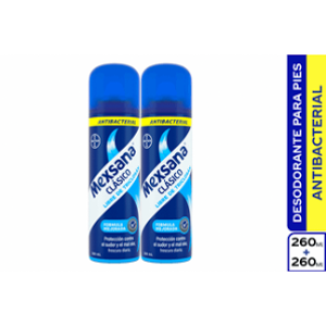 Mexsana Desod Clasico Antibact Spray 2 X 260 Ml P/especial - Mexsana