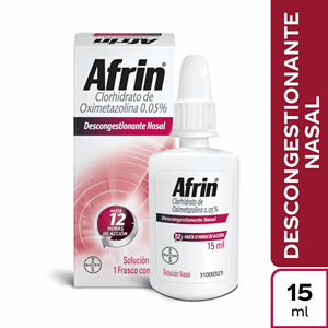 Afrin 0.05% Solucion Nasal Adultos Frasco X 15ml - Afrin