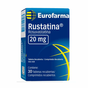 Rustatina 20 Mg Caja X 30 Tabletas Recubiertas - Sin Asignar