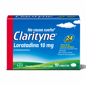 Clarityne 10 Mg Caja X 10 Tabletas - Sin Asignar