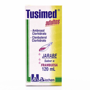 Tusimed Adultos Jarabe Sabor Frambuesa Frasco X 120 Ml - Tusimed