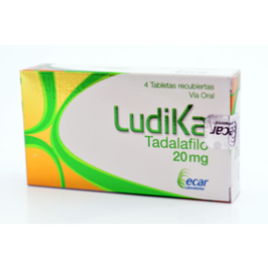 Ludika 20 Mg Caja X 4 Tabletas Recubiertas - Ludika