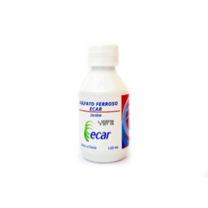 Sulfato Ferroso Ecar 40 Mg/ml Jarabe Fco X 120 Ml (206529) - Sulfato    Ferro