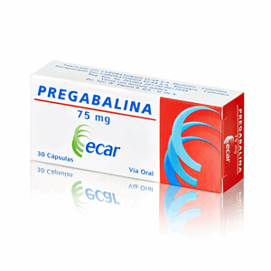 Pregabalina Ecar 75 Mg Caja X 30 Capsulas - Sin Asignar