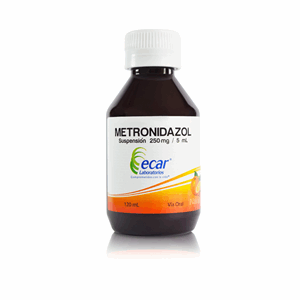 Metronidazol Ecar 250 Mg/5ml Susp Oral Fco Pet X 120 Ml - Sin Asignar