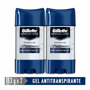 Desodorante Gillette Specialized Gel 2 X 113 G (precio Especial) - Gillette