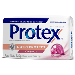 Jabon Protex Nutri Protec Omega 3 Barra X 120 G - Protex